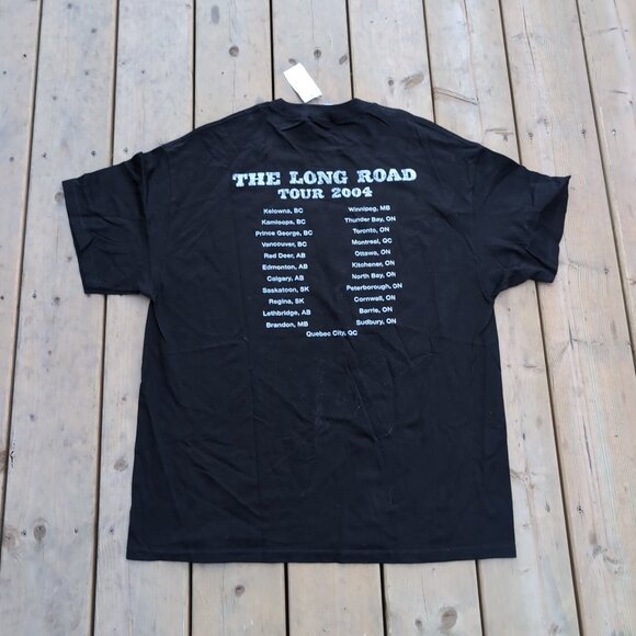 NWT Nickelback The Long Road 2004 Tour Graphic Band T-Shirt Black – Men’s XL - Picture 6 of 7
